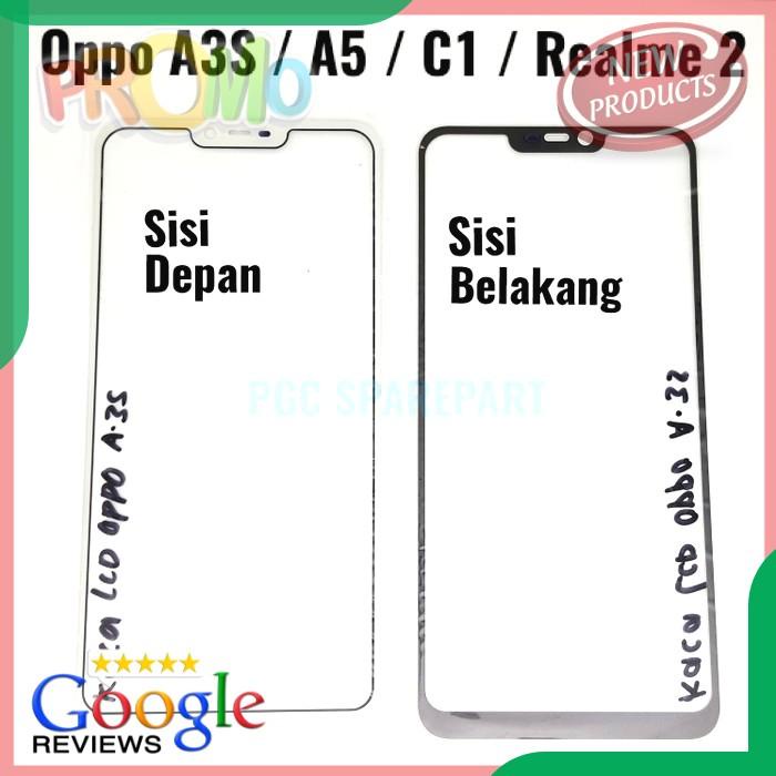 SPAREPART HP KACA LCD OPPO A3S A5 REALME 2 C1 MIRIP TOUCHSCREEN TIDAK ADA FLEXIBLE TERLENGKAP