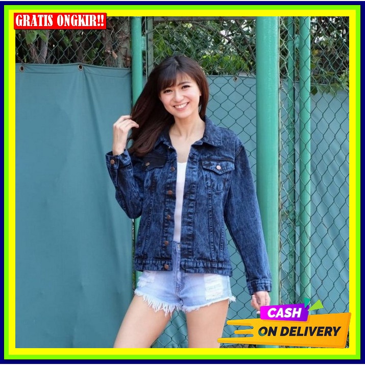 Jaket Jeans Wanita Oversize Jkt Jens Cewek Murah Terbaru Jeket Jeans Remaja Premium Murah Jacket Jee