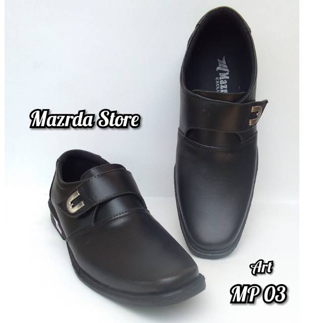 dropside Sepatu pantovel hitam pria oroginal / sepatu pria terlaris /pantovel semi kulit