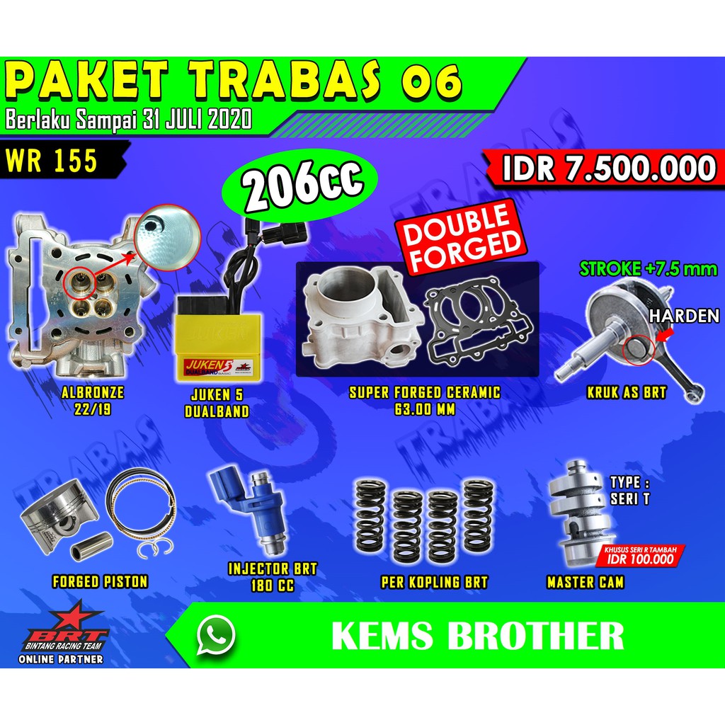 PAKET TRABAS 06 WR 155