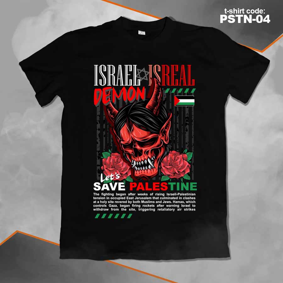 KAOS PALESTINA 04 by Uniqverz, Desain Exculsive, Good Quality