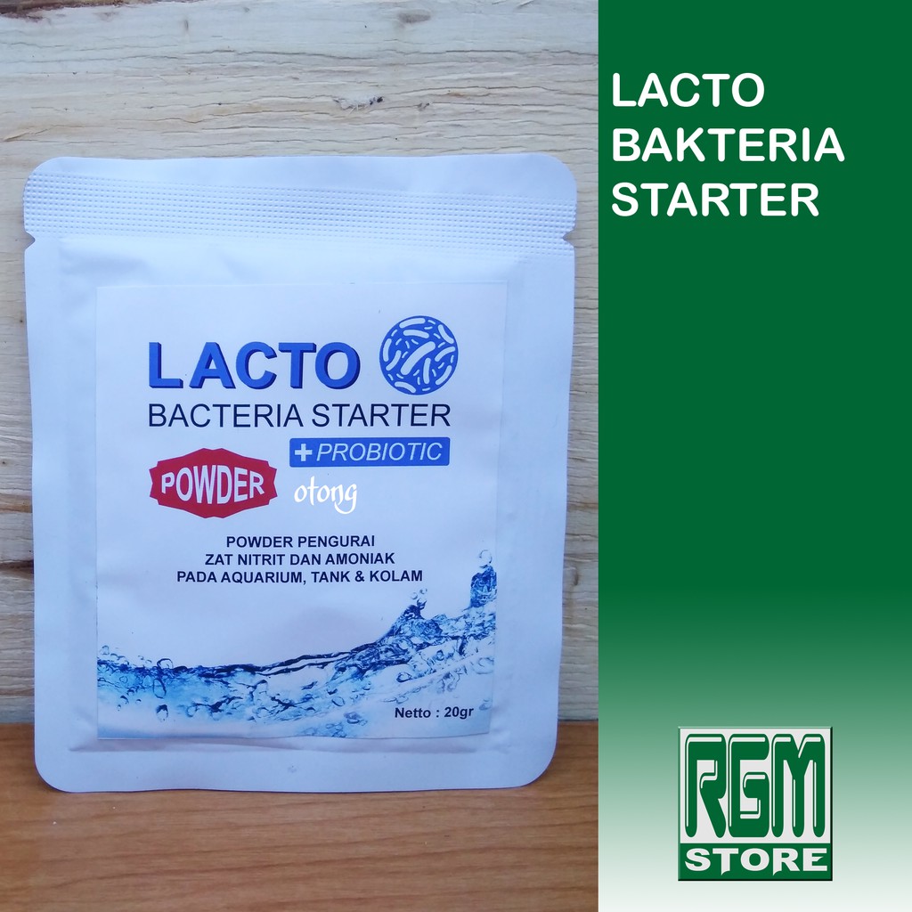 LACTO Bakteri Starter Tabur Probiotic Powder aquarium Aquascape Kolam Ikan