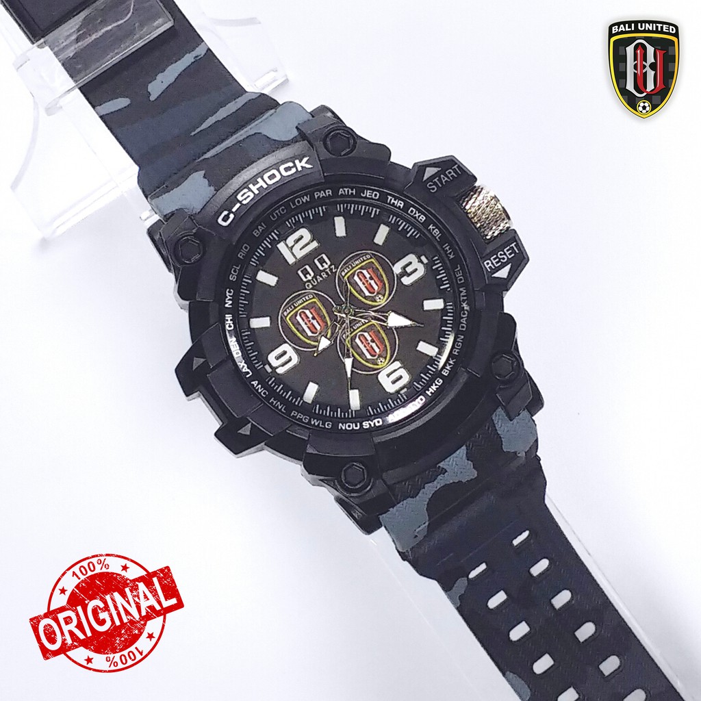 [TERBARU] JAM TANGAN BALI UNITED TALI ARMY HITAM