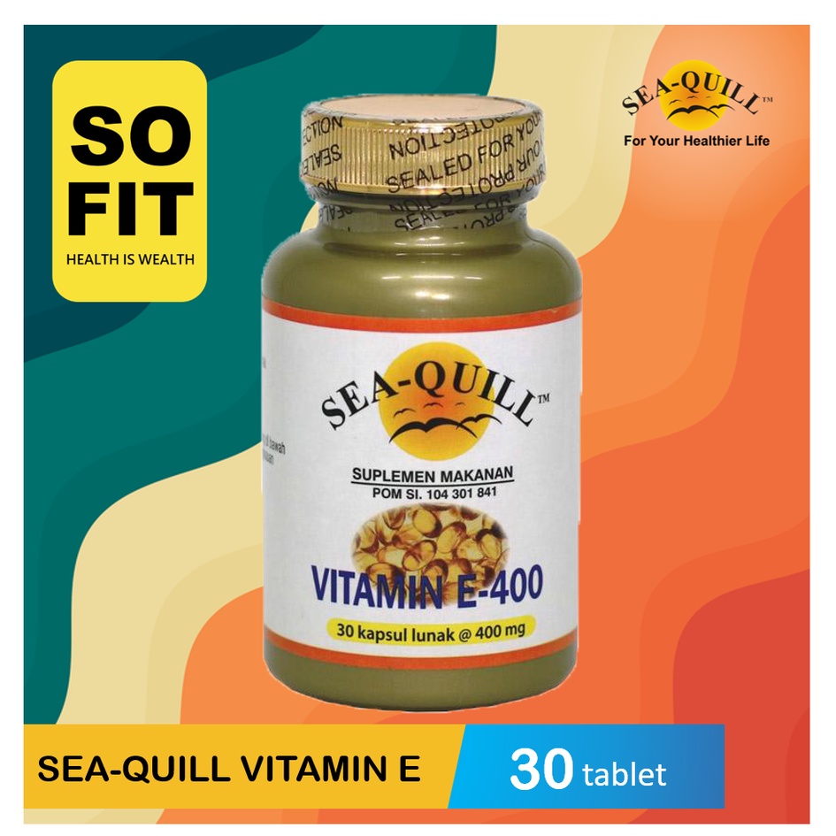 Sea-Quill Vitamin E 400 IU Isi 30s / Sea Quill / Seaquill