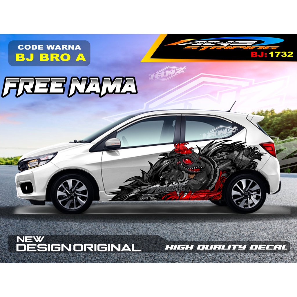 PROMO STIKER MOBIL BRIO / STIKER MOBIL HONDA JAZZ  / VARIASI STIKER AGYA AYLA/ STIKER MOBIL