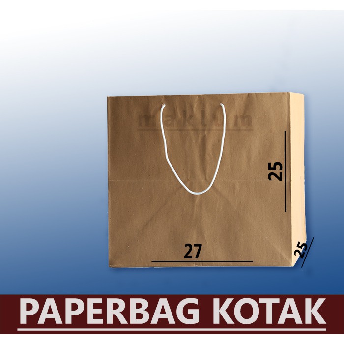 

paperbag kotak 25x27cm