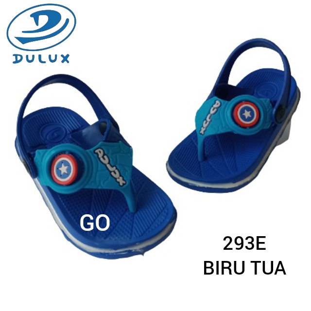 gos DULUX 293E A Sandal Jepit Bayi Balita Jepit Anak Laki Laki Karakter Captain America