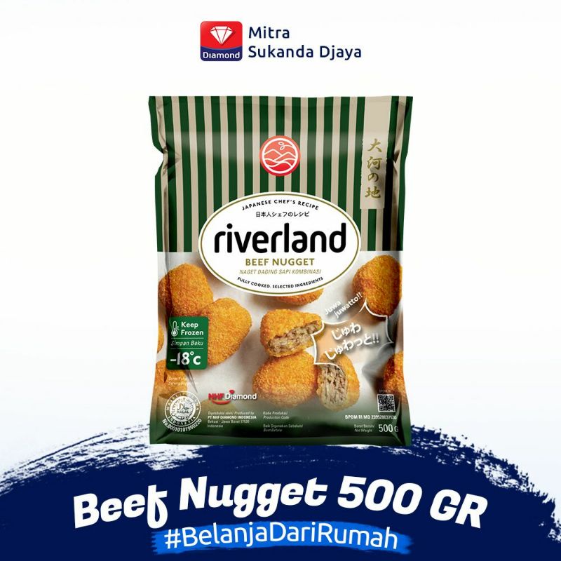 

RIVRLAND Beef Nugget 500gr