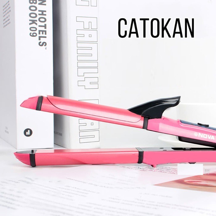 Catok Catokan Rambut Hair Straightener Curly Keriting &amp; Lurus 2in1 Ori