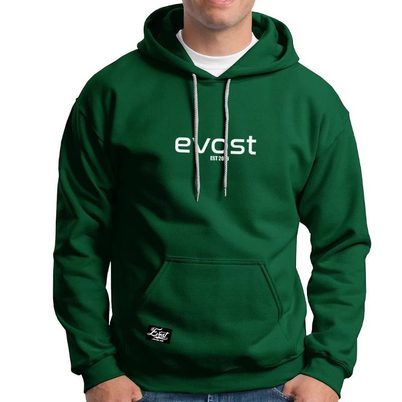 BISA COD Jaket Sweater Pria Bahan Tebal EVOST Original | switer Hoodie Evost