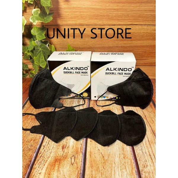 MASKER DUCKBILL ALKINDO ISI 50 PCS / DUCKBIL GARIS ALKINDO / MURAH
