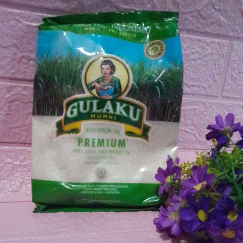 Jual Gulaku Gula Tebu Indonesia 100 Murni Asli Kemasan 1kg Shopee Indonesia