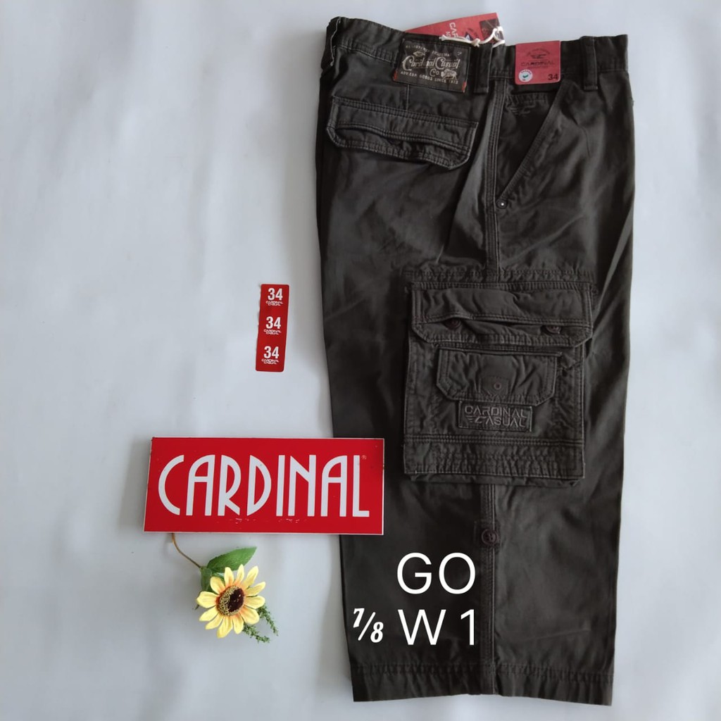 gof 34-KPL CARDINAL KEMPOL CASUAL Celana Pendek Cowok Celana Kempol Fashion Pria Brand Kekinian