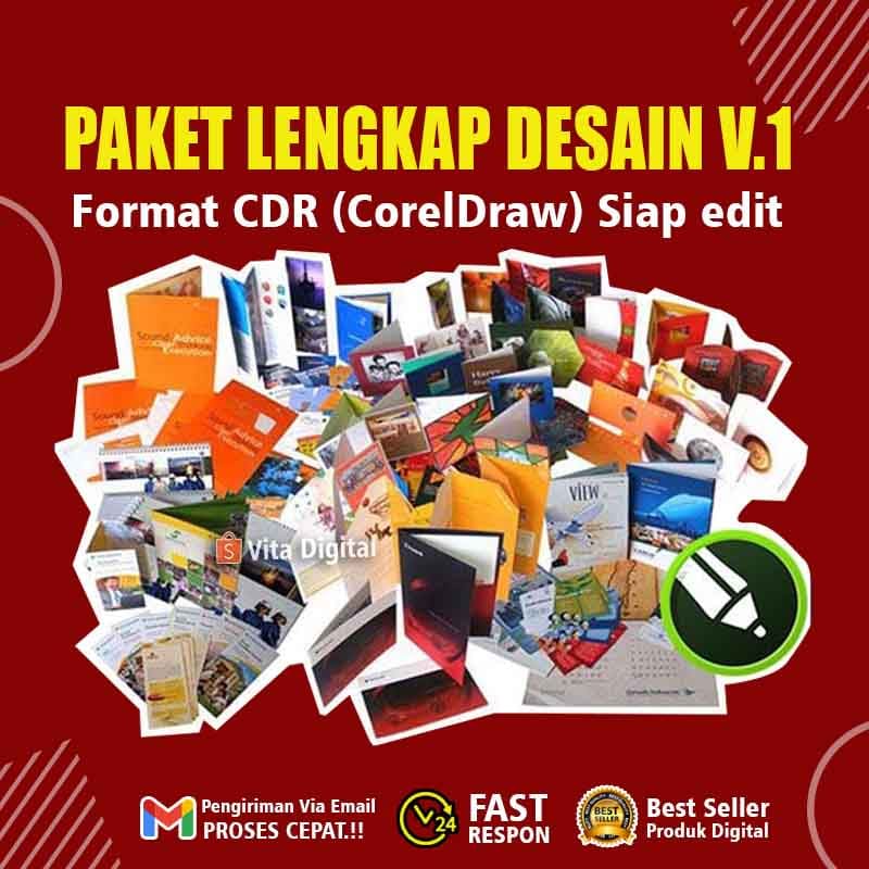 Paket Desain Percetakan Coreldraw Lengkap V1