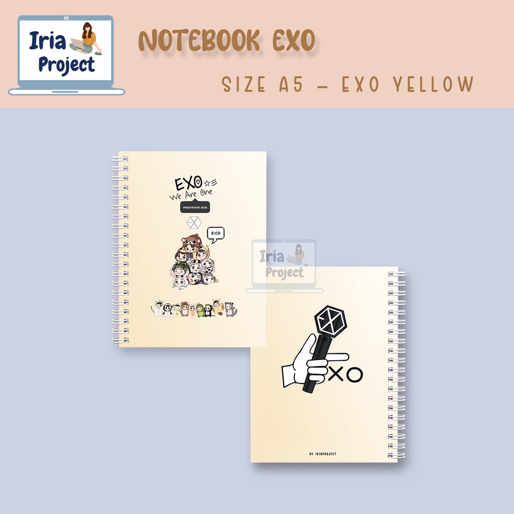 

Notebook / Journal Book Size A5 - EXO EXO-L