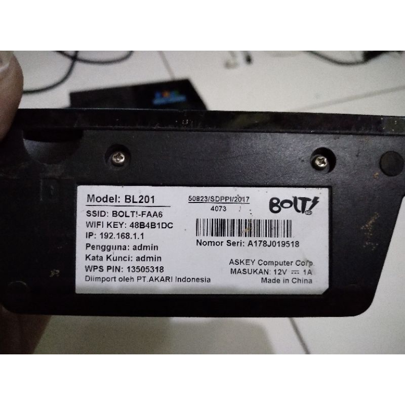 Modem Bolt BL201