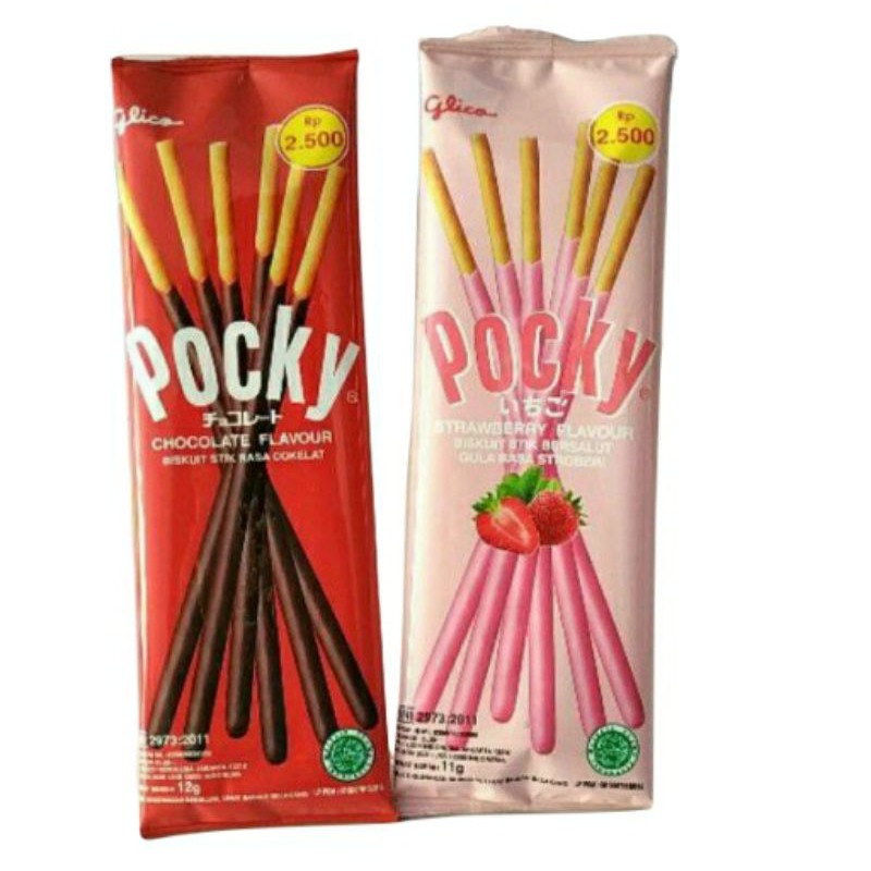 

Pocky Singles Chocolate / Strawberry 1 sachet 11 Gram