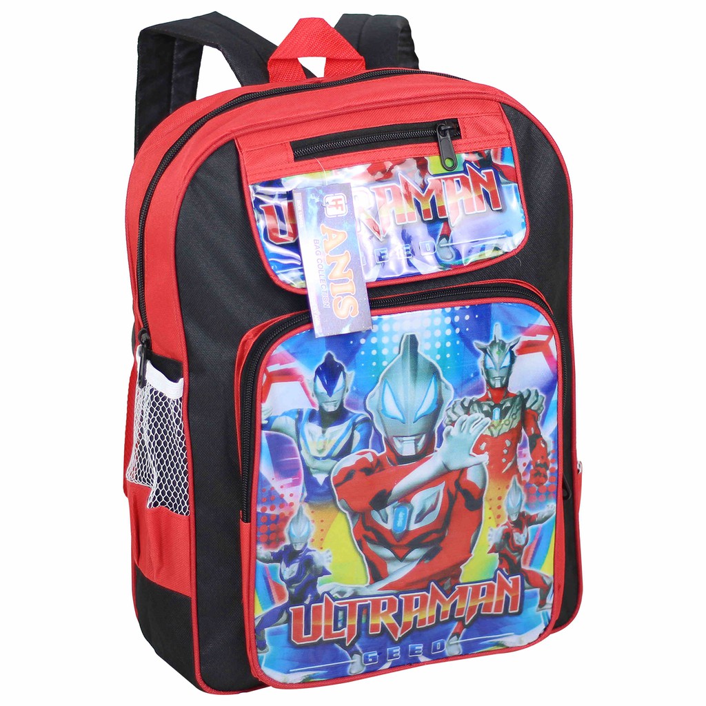 Tas Ransel Anak Keplek Ultramen Merah Bagus Elegant Murah Ransel Sekolah Piknik Souvenir