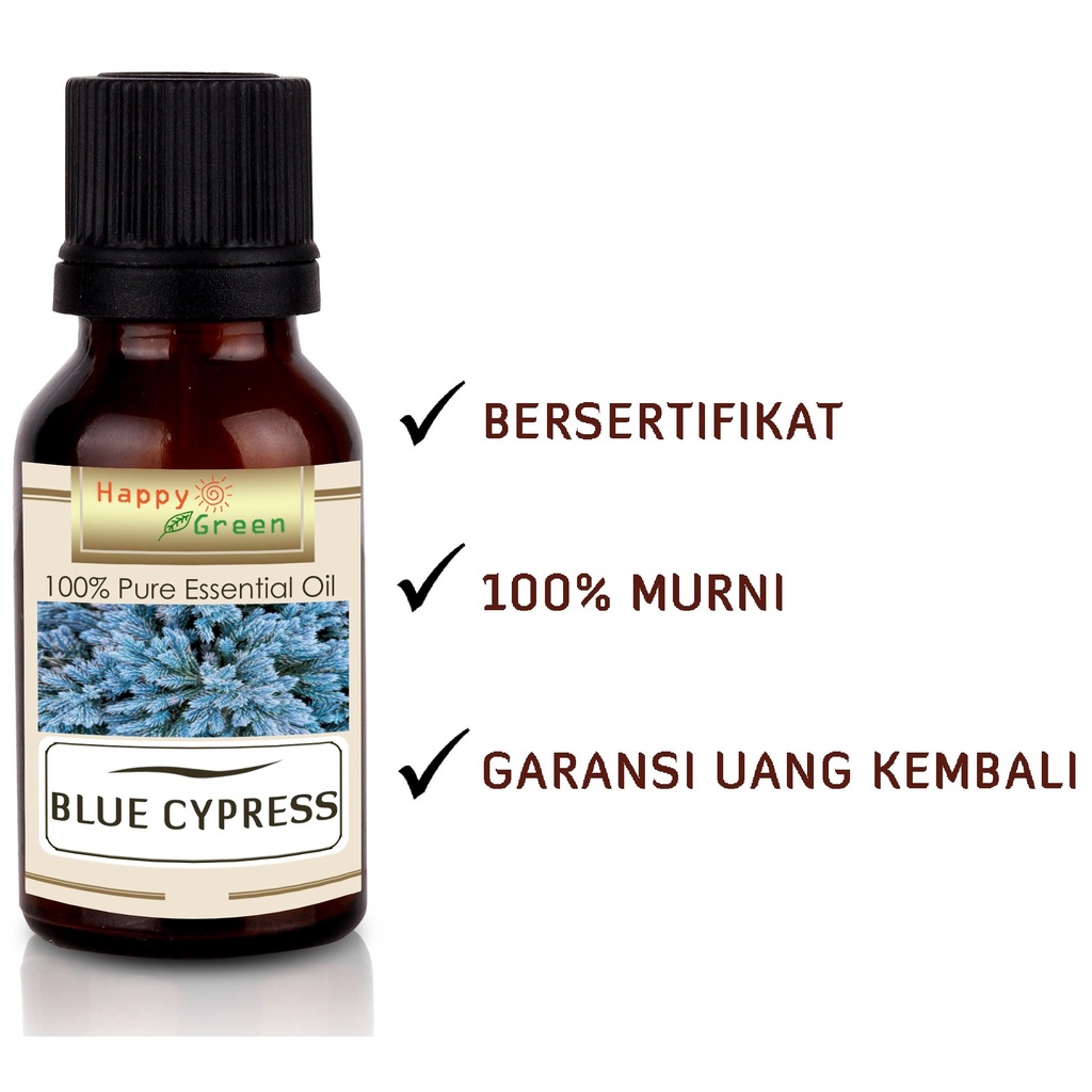 Happy Green Blue Cypress Essential Oil - Minyak Cypress Biru