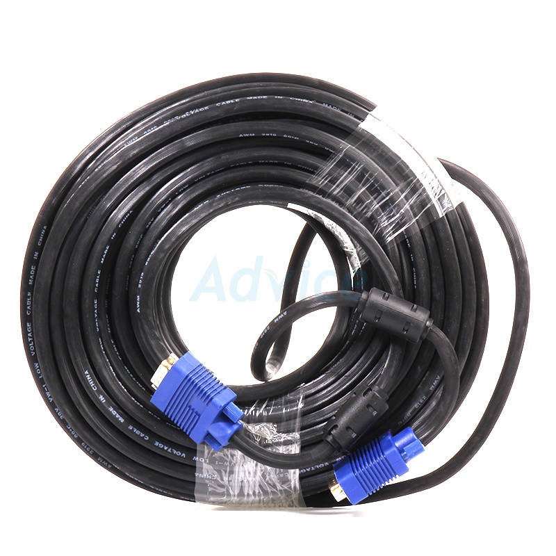 Kabel VGA Gold   - 3+6 - High Quality for Projector 10 Meter  - 669793