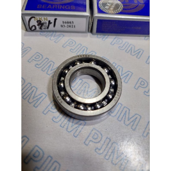 BEARING 16003 Rumah ( Girbok ,Gearbox)Maju Mundur & stut Kopling VIAR KARYA ORIGINAL NKN