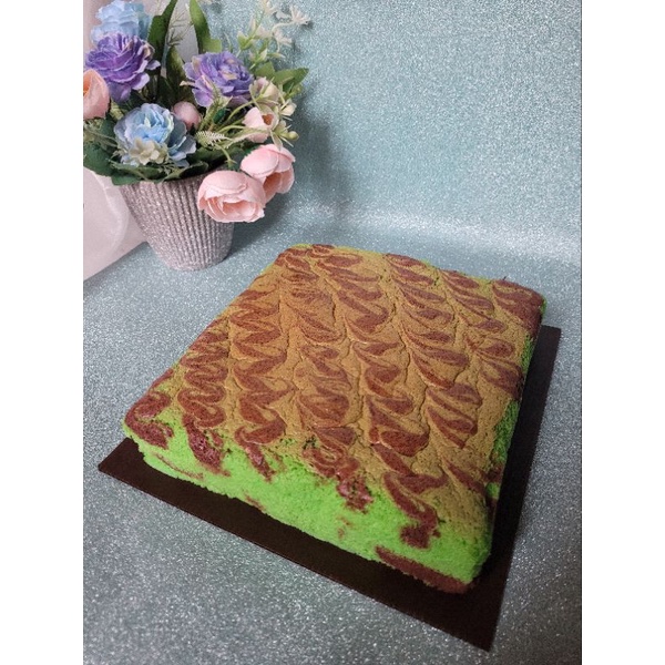 

Marble Pandan Chiffon Cake