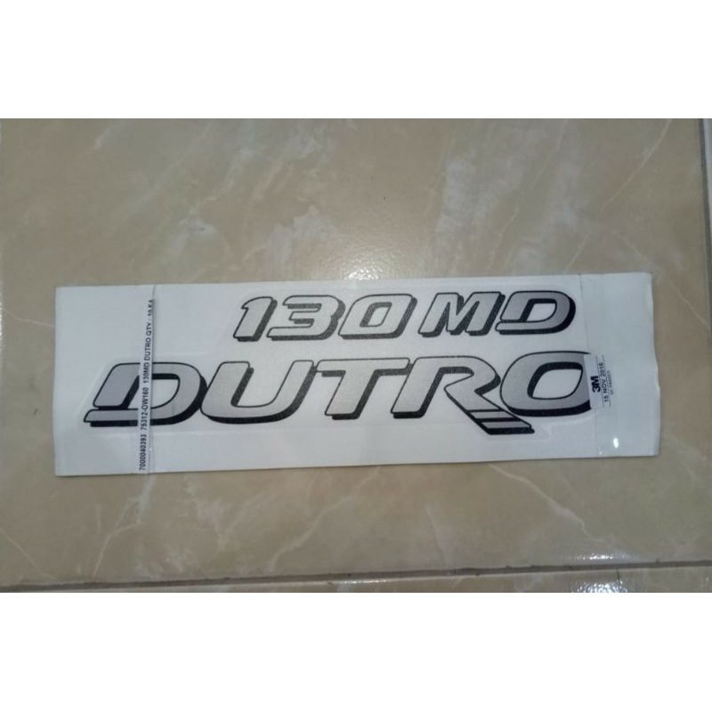 STICKER HINO 130 MD DUTRO