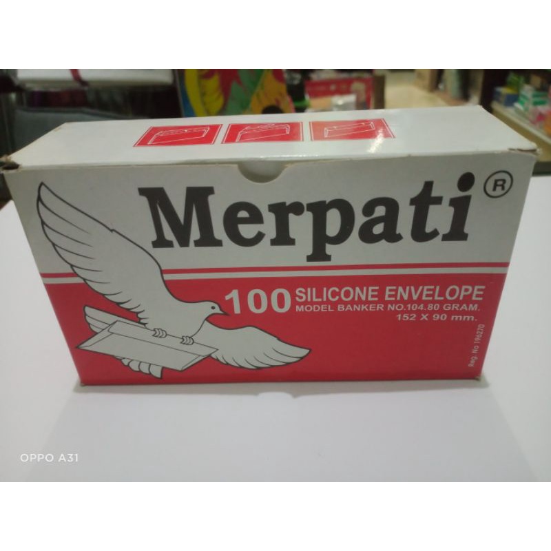 

KIKY AMPLOP PUTIH MERPATI NO.104 ( 152 X 90 MM)