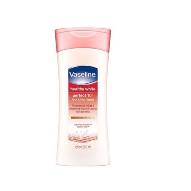 VASELINE HEALTHY WHITE PERFECT 10 200ml