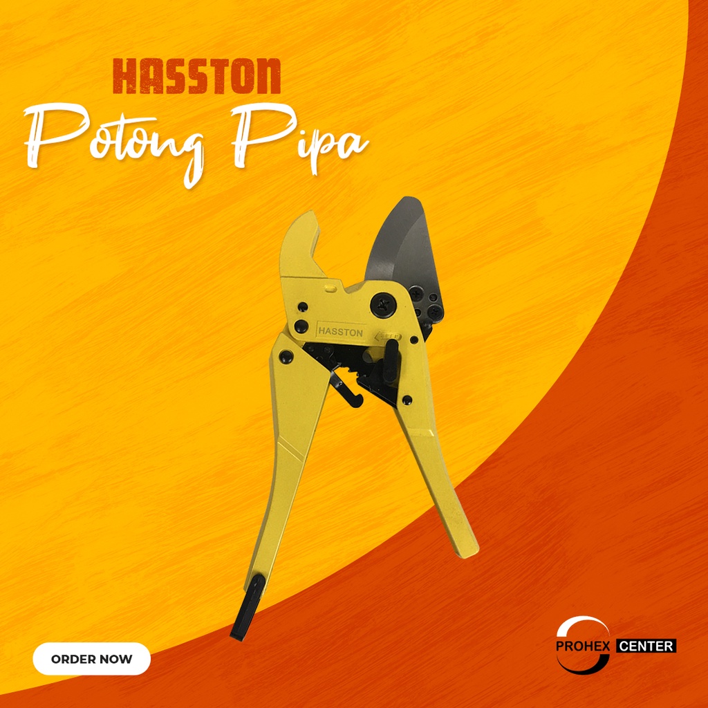 HASSTON (PROHEX) Gunting Pipa PVC 42mm PVC Pipe Cutter Art.1353-012