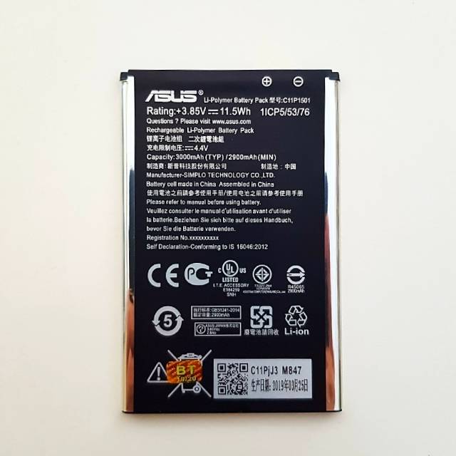 Baterai Asus Zenfone 2 Laser Ze550kl Ze550kg Batre Batrai Zenfon Z00ld Z00ldd Z00wd Shopee Indonesia