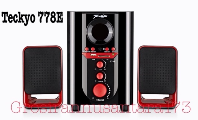 Speaker Teckyo 778C / RINREI SR-878E / RINREI SR-878N Speaker Bluetooth Superr Bass Original By GMC