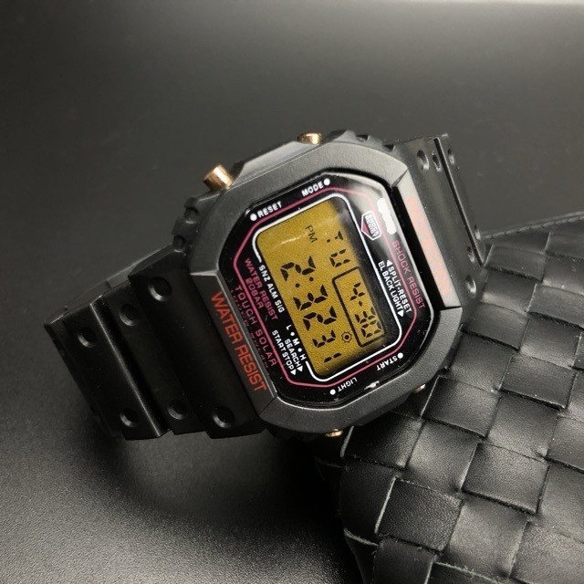 JAM TANGAN RUBBER DIGITAL SEGI DW-5600 IMPORT GROSIR MURAH KARET s1029 SPORT LED PRIA WANITA JF050