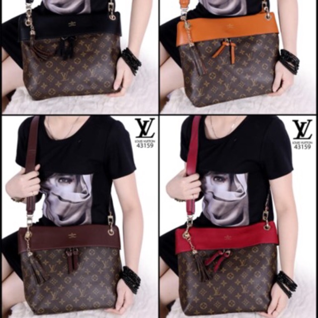 BIG PROMO Bag Louis Vuitton Tuileries Besace Handbag For Women Monogram Canvas Vs Leather(43159).