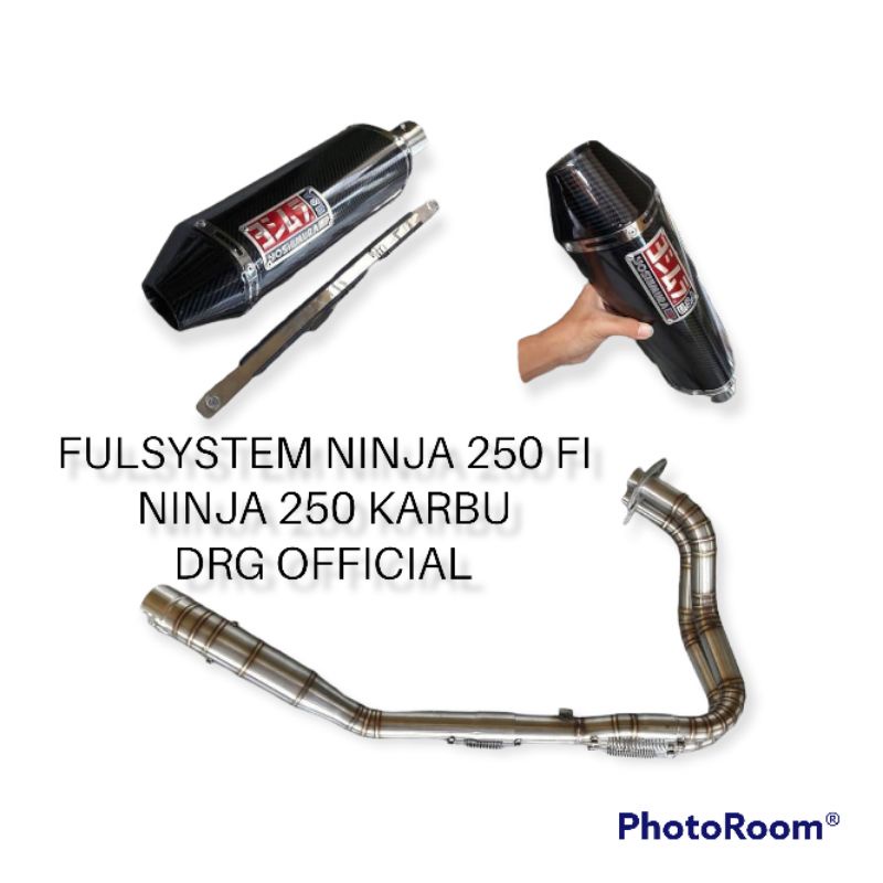 KNALPOT YOSHIMURA FULSYSTEM NINJA 250FI NINJA 250 KARBU R25 CBR 250FI