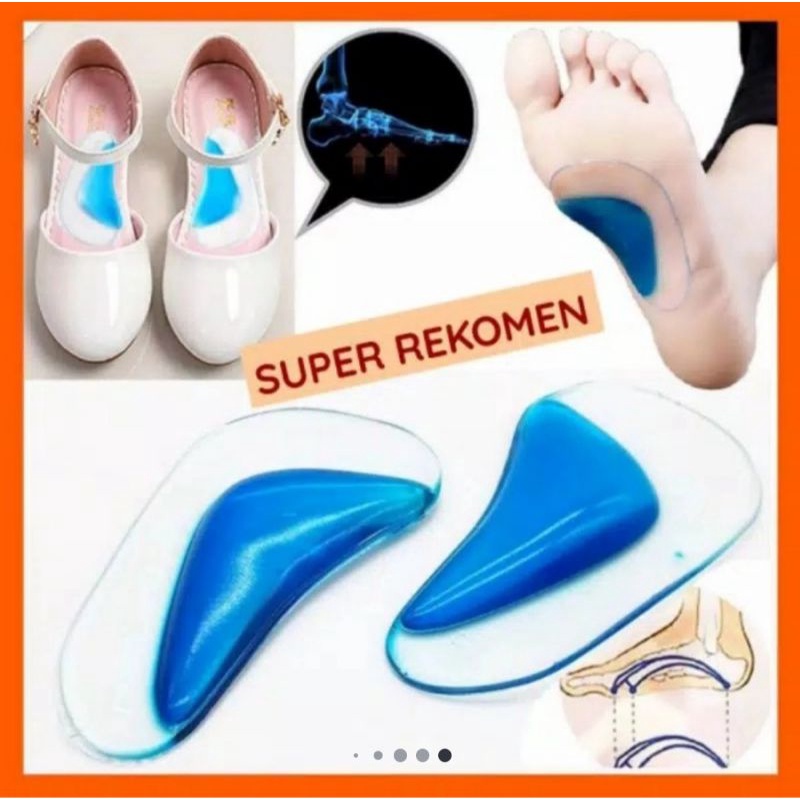 Orthopedic Arch Support / Insole Flat Foot Correction Kaki Bebek Datar