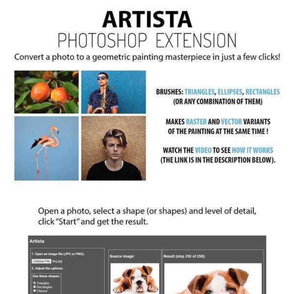 Artista - Photoshop Extension