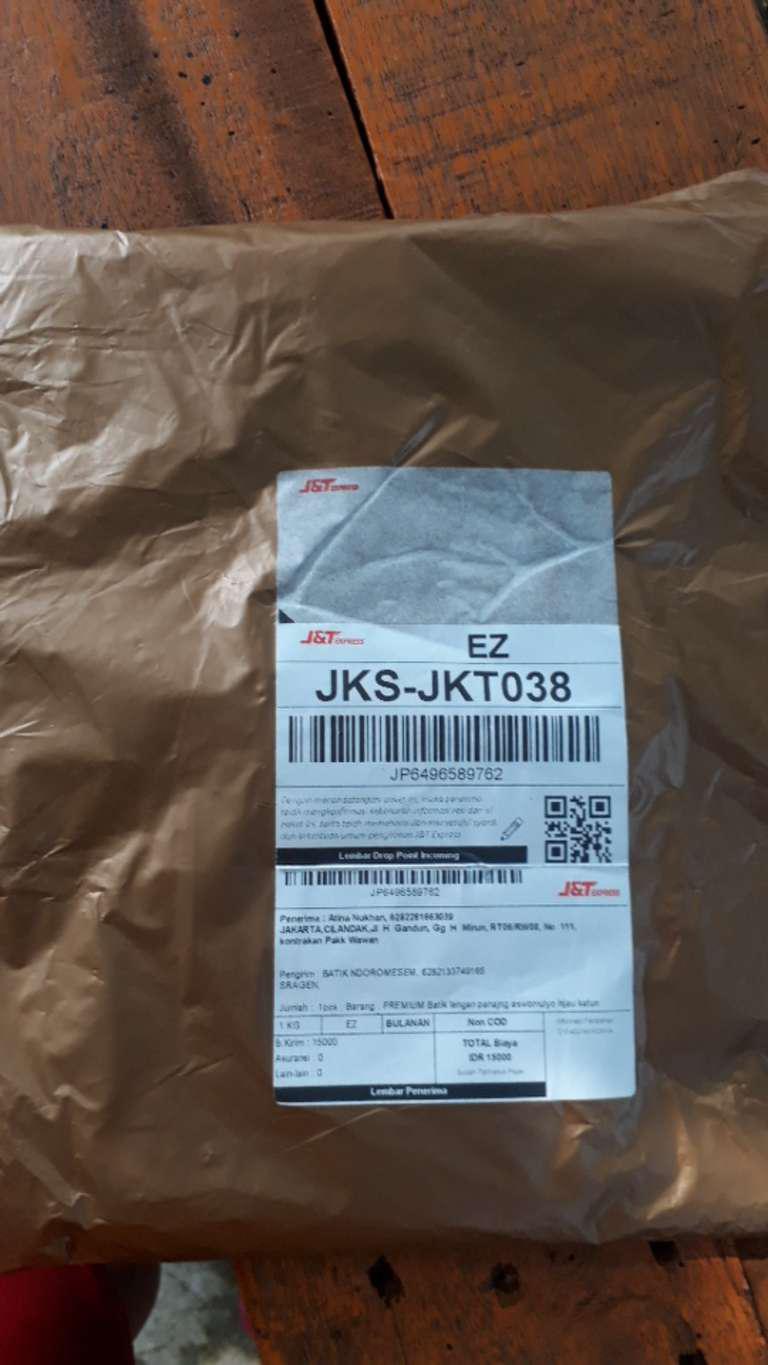 Baju Kemeja Batik Premium Slimfit Furing Lengan Panjang Pria Cowok Murah Batik Solo Aluna 086