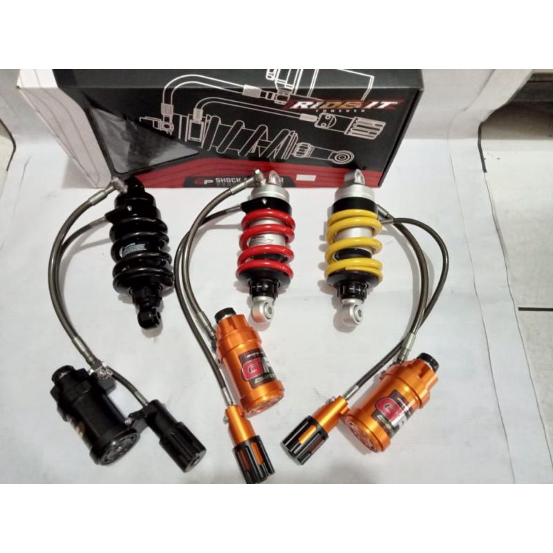 Shock Monoshok Tabung Pisah Ride It GP 104 JUPITER MX New, Old , JUPITER MX King Klik 3 Fungsi