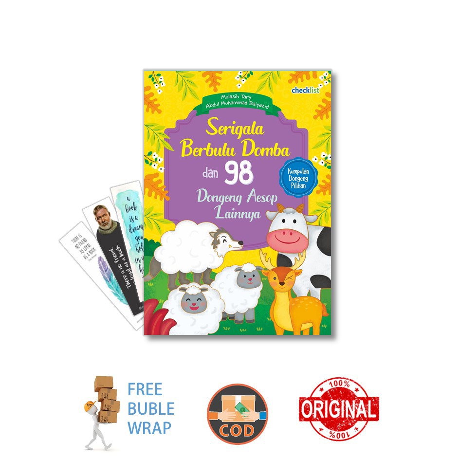 Buku Serigala Berbulu Domba & 98 Dongeng AESOP (Checklist)
