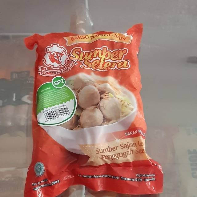 

Sumber Selera Bakso Sapi SP2 Isi 25pcs / Baso Daging Sapi SP2 Isi 25pcs