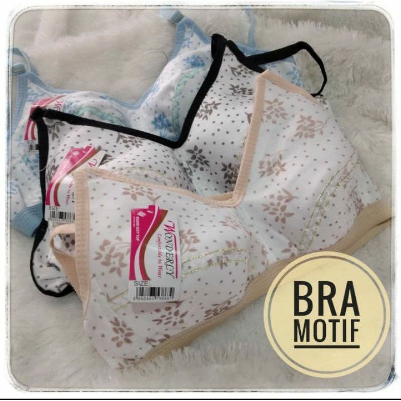 Grosir 12 pcs bh beauty tanpa busa tanpa kawat kait 2 termurah | bra bh remaja size seri murah