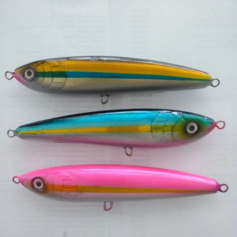 New Stickbait Popper 100 Gram Sinking Umpan Pancing Handmade