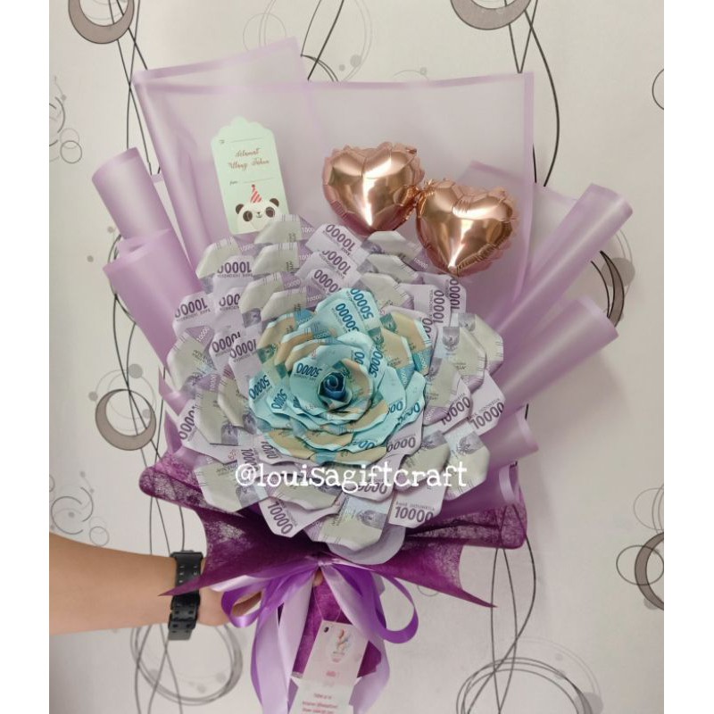 Buket uang/buket uang asli/buket wisuda/buket bunga