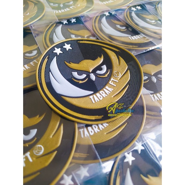 Patch jersey 3D rubber patch rubber logo bola custom logo TPU