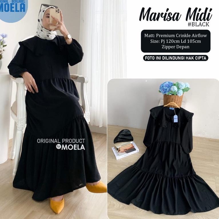 Marisa Midi Dress / Marita Midi Dress Ld 105 by Original Moela Berlabel {Ag31au22ᶜ}