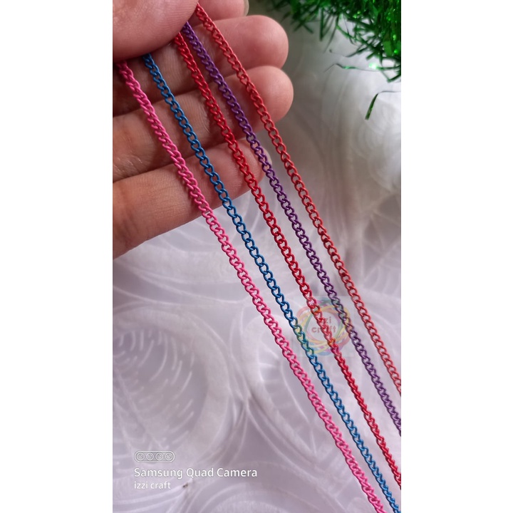 rantai warna/tali masker/tali strap masker/tali kalung