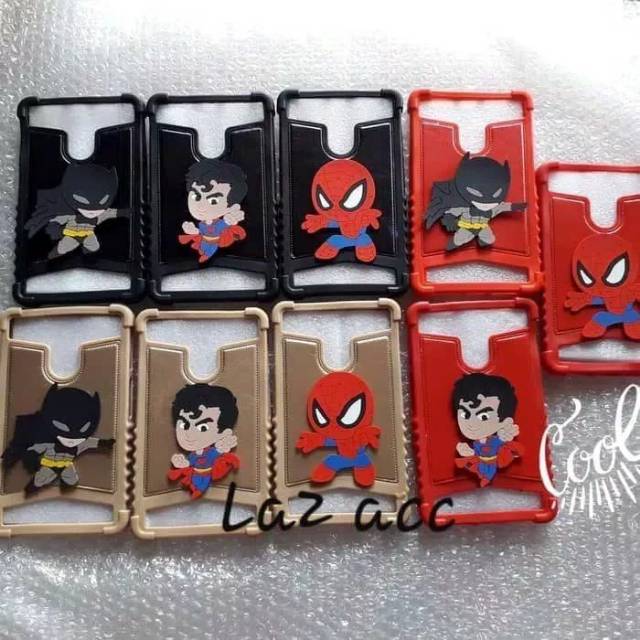 Case tab advan T1X T1X pro karakter hero 3D softcase casing silikon