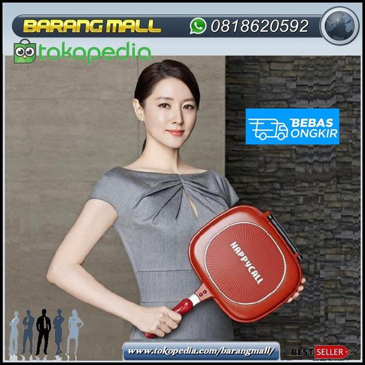 Happy Call 32 Cm Panci Teflon Double Pan Bisa Tuk Alat Panggang Grill - Happy Call