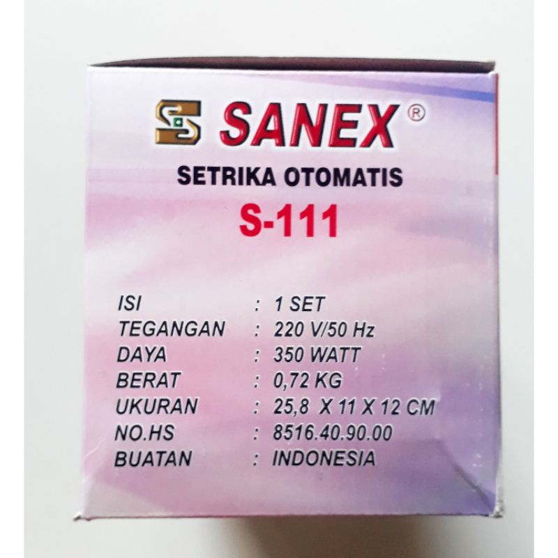 Setrika SANEX S 111 Gosokan baju Setrika listrik